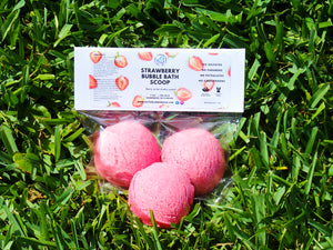 STRAWBERRY BUBBLE BATH SCOOPS - Payton London Soap Co.