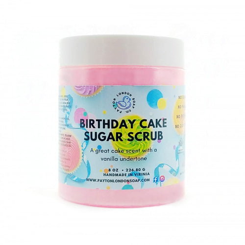 BIRTHDAY CAKE SUGAR SCRUB - Payton London Soap Co.